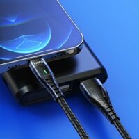 Cáp sạc nhanh HOCO ME3 iphone {usb ra iphone lightning} 1M có đèn led báo sạc chính hãng [BH 1 năm]