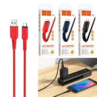 Cáp sạc nhanh Hoco X59 Samsung 2M MICRO dây dù 2 mét chính hãng [BH 1 năm]