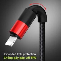 Cáp Sạc Nhanh Iphone - Ipad loại tốt hàng chính hãng HOCO X14 Times Speed  Dây Sạc bọc dù chống xoắn, đứt - 2m