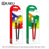 CÁp sạc nhanh KAKU KSC-278 chui Samsung Micro 1.2m dây dù dẹp chính hãng [BH 6 tháng]