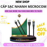 CÁP SẠC NHANH MICROCOM VIỆT NAM HÀNG CHÍNH HÃNG BẢO HÀNH 1 NĂM 172 sợi đồng