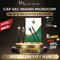 CÁP SẠC NHANH MICROCOM VIỆT NAM HÀNG CHÍNH HÃNG BẢO HÀNH 1 NĂM 172 sợi đồng
