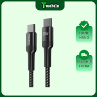 Cáp sạc nhanh PISEN Pro 60W,100W, cáp Type C-C sạc nhanh