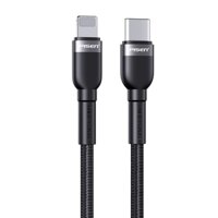 Cáp sạc nhanh PISEN Type-C to L, công suất sạc 20W (3A), chống rối, chống gãy gập, dài 1m, Bảo Hành Chính Hãng Patech