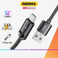 Cáp Sac Nhanh Remax RC 166m Dây sac samsung, cổng Micro USB, Cap sac oppo, xiaomi... thiết kế dây bện du cho điện thoại androi - Hàng Chính Hãng