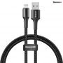 Cáp sạc nhanh siêu bền Baseus Halo Data Lightning Cable cho iPhone/ iP CALGH-B09 1 met / Đỏ