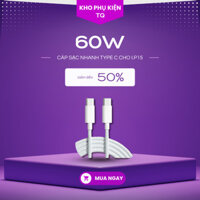 Cáp Sạc Nhanh USB C 60w PD 3.0 USB-C 5A Type C Cho Macbook Pro Air Laptop IPhone 15 Pro Max Samsung