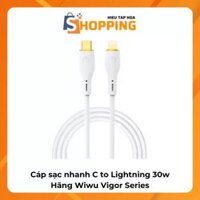 Cáp Sạc Nhanh Wiwu Vigor Series Usb-C To Lightning 30w