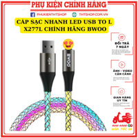 Cáp Sạc Nhanh X277L Usb To L 3A Cho Iphone 6 đến 14promax cổng sạc USb Bảo Hành 12 Tháng