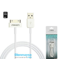 Cáp sạc Pisen iPhone 4 - 4s