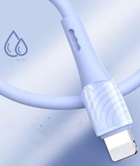 Cáp sạc Pisen Lightning Colorful Liquid Silicone 2.4A 12000mm