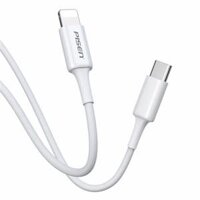 Cáp sạc Pisen Quick Lightning Type-C 3A (Type-C to Lightning ) 1000mm – (CL-PD-1000)  Màu Trắng