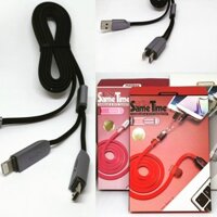 Cáp sạc remax 2 trong 1 RC-025T