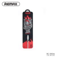 Cáp sạc Remax Knight RC-043m tự ngắt  ✓ Cáp Android