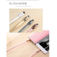 Cáp sạc Remax RC-035m cổng MicroUSB  Rắn Hổ Mang cho Android .