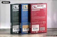 Cáp sạc Remax RC-119 vải quấn lò xo 2 đầu