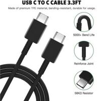 Cáp sạc samsung 2 đầu chân type C chính hãng Sạc nhanh (Galaxy Note 10, S9, Xiaomi Mi8, OPPO Find X...) - 005259