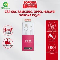 Cáp sạc SOPOKA DQ01 chân Micro USB chính hãng dây