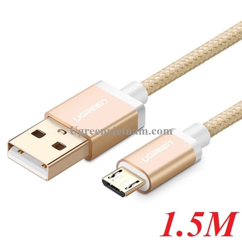 Cáp sạc truyền dữ liệu USB 2.0 sang MICRO USB Ugreen 30661 1.5M