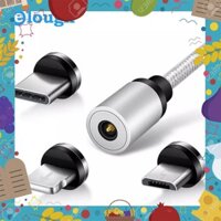 Cáp Sạc Từ Hít Nam Châm 2.4A Model E360 3 Đầu 3in1 Hàng Elough Chính Hãng Phân Phối
