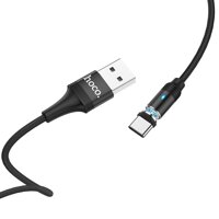 Cáp Sạc Từ Hoco HN-U76 Type-C Đầu nối hợp kim nhôm 1,2m - Hàng Chính Hãng - Giao Ngẫu Nhiên