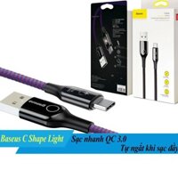 Cáp sạc tự ngắt cho iphone ipad chính hãng Baseus - Dây bọc dù chắc chắn độ bền cao