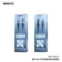 Cáp sạc tự ngắt REMAX RC-C116 C-L 30W (Type C To Lightning)
