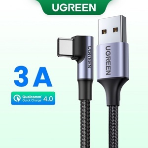 Cáp sạc Type C sang USB 2.0 góc 90 dài 1m Ugreen 50941