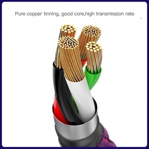 Cáp sạc Type C tự ngắt Baseus C Shape Light LV345