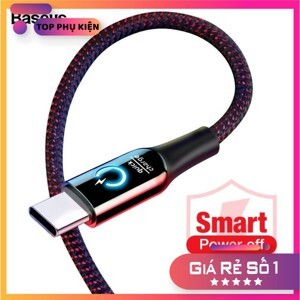 Cáp sạc Type C tự ngắt Baseus C Shape Light LV345