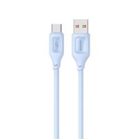 Cáp Sạc USAMS SJ619 USB to Type-C 3A Cord Epoxy Shell Silicone