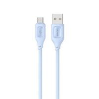 Cáp Sạc USAMS SJ620 USB to Micro USB 2A Silicone with Epoxy Shell