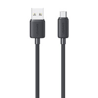 Cáp sạc USAMS US-SJ690 Micro Striped Data Cable-KY Series 1M Black ( SJ690USB01 )