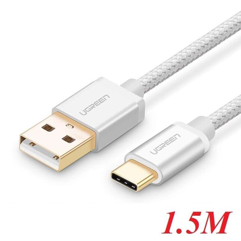 Cáp sạc USB 2.0 to Type C dài 1,5m Ugreen 20813