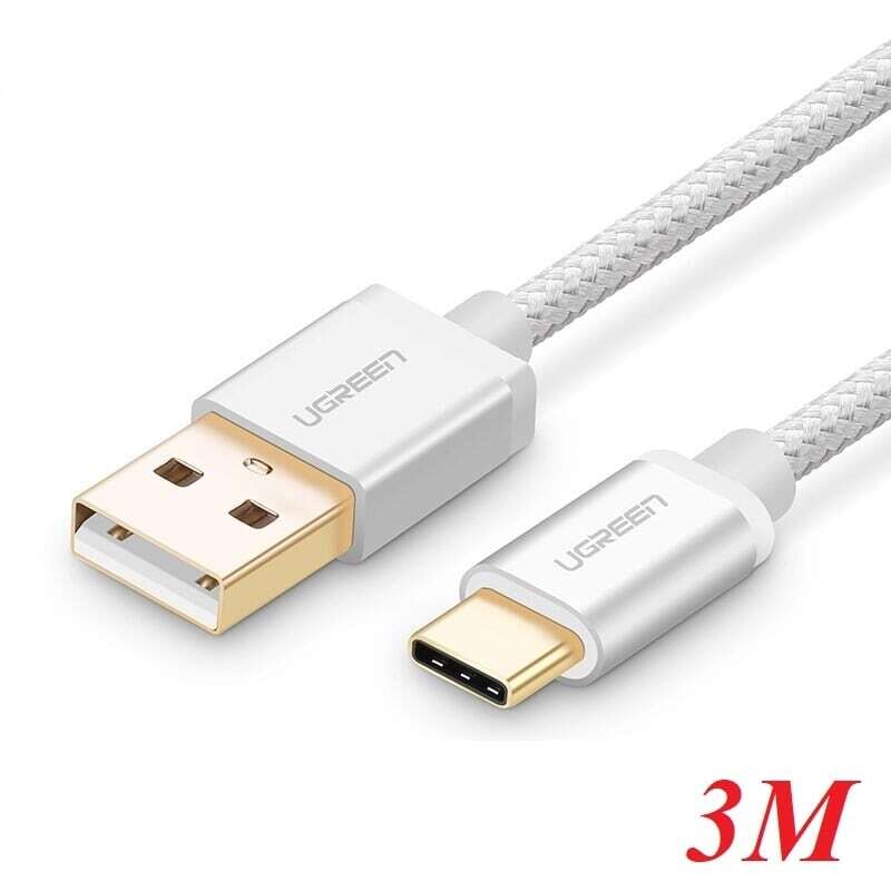 Cáp sạc USB 2.0 to Type C dài 3m Ugreen 20815