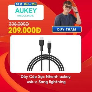 Cáp sạc USB-C sang Lightning Aukey CB-CL1