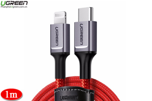 Cáp sạc USB-C sang Lightning Ugreen 20309 dài 1m