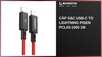 Cáp sạc USB-C to Lightning Pisen PCL03-1000 1m