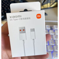Cáp sạc USB Type C gốc Xiaomi 6A Cáp sạc nhanh Xiaomi 120W cho Mi 13pro/11T Pro/Redmi Note11 Pro Cáp dữ liệu tương thích 67W/55W/33W