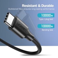 Cáp Sạc USB Type C - USB Chính Hãng UGREEN 60826 60114 60115 60116 60117 60118 US287 hàng chính hãng - 60117-1,5M