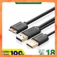 Cáp sạc và đồng bộ dữ liệu Micro USB 3.0 dài 1m chính hãng Ugreen 10382 cho điện thoại Android