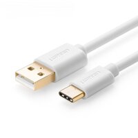 Cáp sạc và truyền dữ liệu USB 2.0 sang USB Type C, dài từ 0.25-3m UGREEN US141