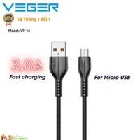 Cáp sạc Veger Lightning cho Iphone bọc dù chính hãng