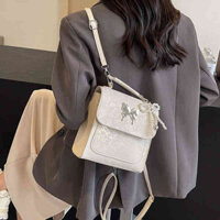 cặp sách balo girl phố Ba lô thiết kế cảm giác thích hợp túi nữ 2024 thời trang phong cách Hàn Quốc thời trang mới ba lô học sinh du lịch bướm