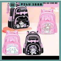 Cặp sách chống gù, balo chống gù cho học sinh tiểu học họa tiết Kuromi Cinnamoroll Melody từ lớp 1 đến lớp 6