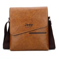 Cặp sách đeo chéo màu nâu da bò