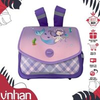 Cặp sách đi học chống gù học sinh trẻ em tiểu học cấp 1, Balo cho bé gái rộng rãi, 2 màu Đỏ, Hồng, Vinhan BL032