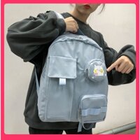 Cặp sách học sinh cấp 2 cấp 3 thời trang Hàn Quốc họa tiết bé Thỏ cute nhiều ngăn xinh xắn giá rẻ