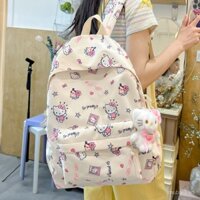 Cặp sách học sinh cấp 2 học sinh Đại học dễ thương học sinh cấp 3 ba lô dung tích lớn khá nhẹ KT sức chứa lớn bán chạy