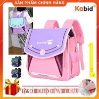 Cặp sách học sinh dáng ngang KzKids, balo học sinh tiểu học chống gù lưng cao cấp mẫu mới 2022